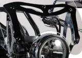 AS 300A2 univerzální montážní sada pro plexi custom, chromovaná, úchyt na vidlic