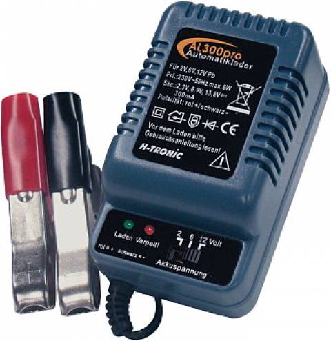 Nabíječka H-TRONIC i pro gelové akumulátory 300 mA