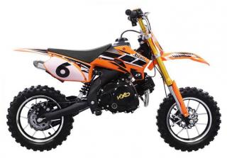 Minicross KDX50, oranžová, 4takt