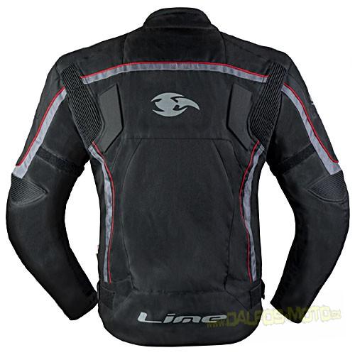 MBW NEO red - pánská textilní moto bunda