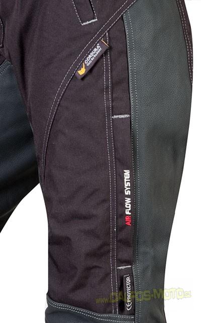 MBW GAVILAN - moto kalhoty kůže + textil