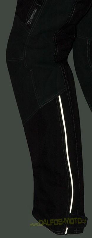 MBW GAVILAN - moto kalhoty kůže + textil