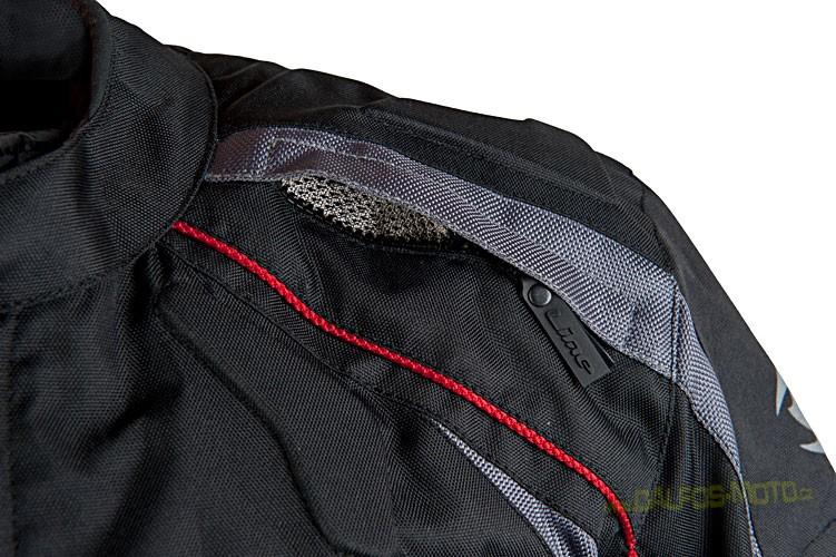 MBW NEO red - pánská textilní moto bunda