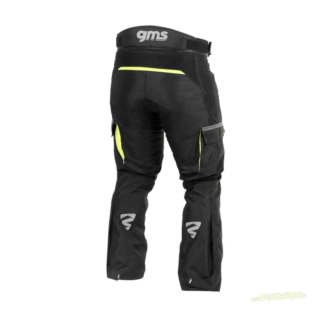 GMS EVEREST moto kalhoty, šedo-žluté