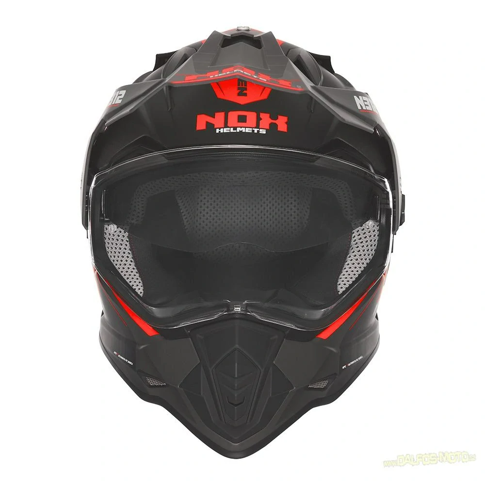 Enduro helma NOX N312 Vapor red