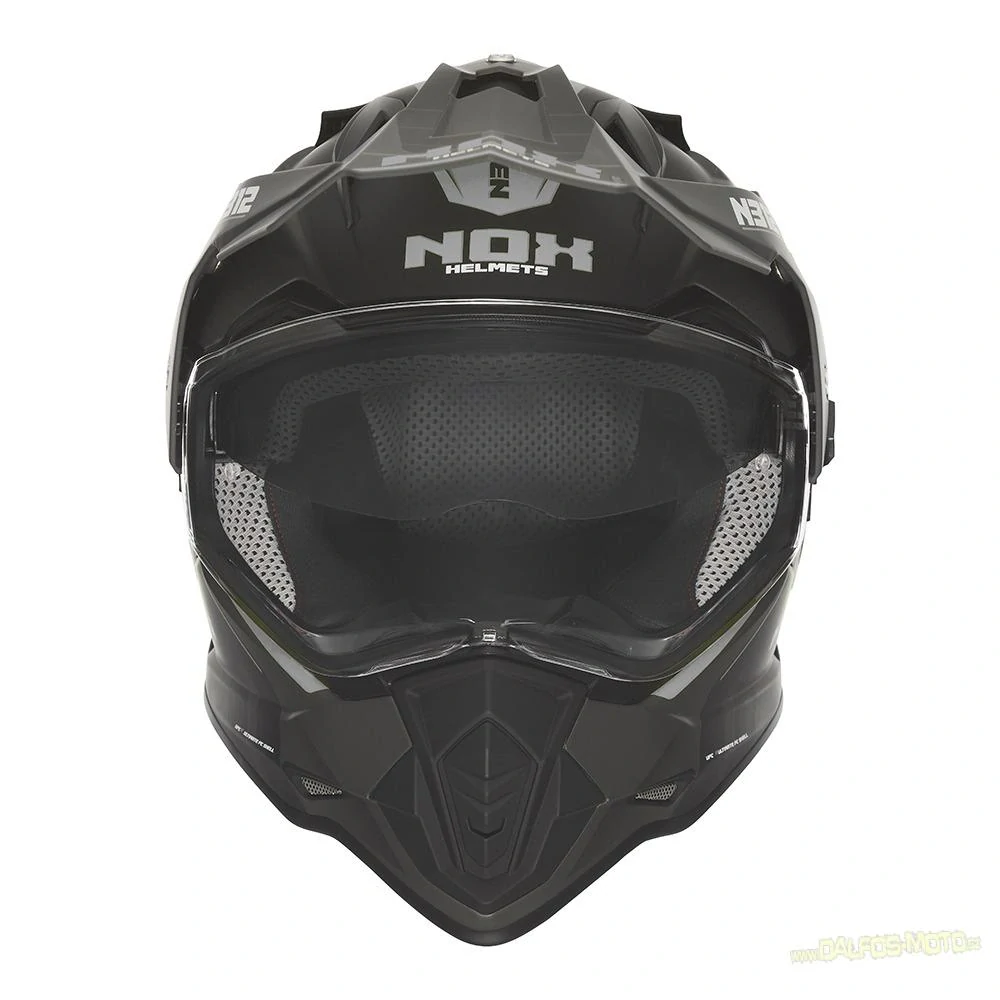 Enduro helma NOX N312 Vapor gray