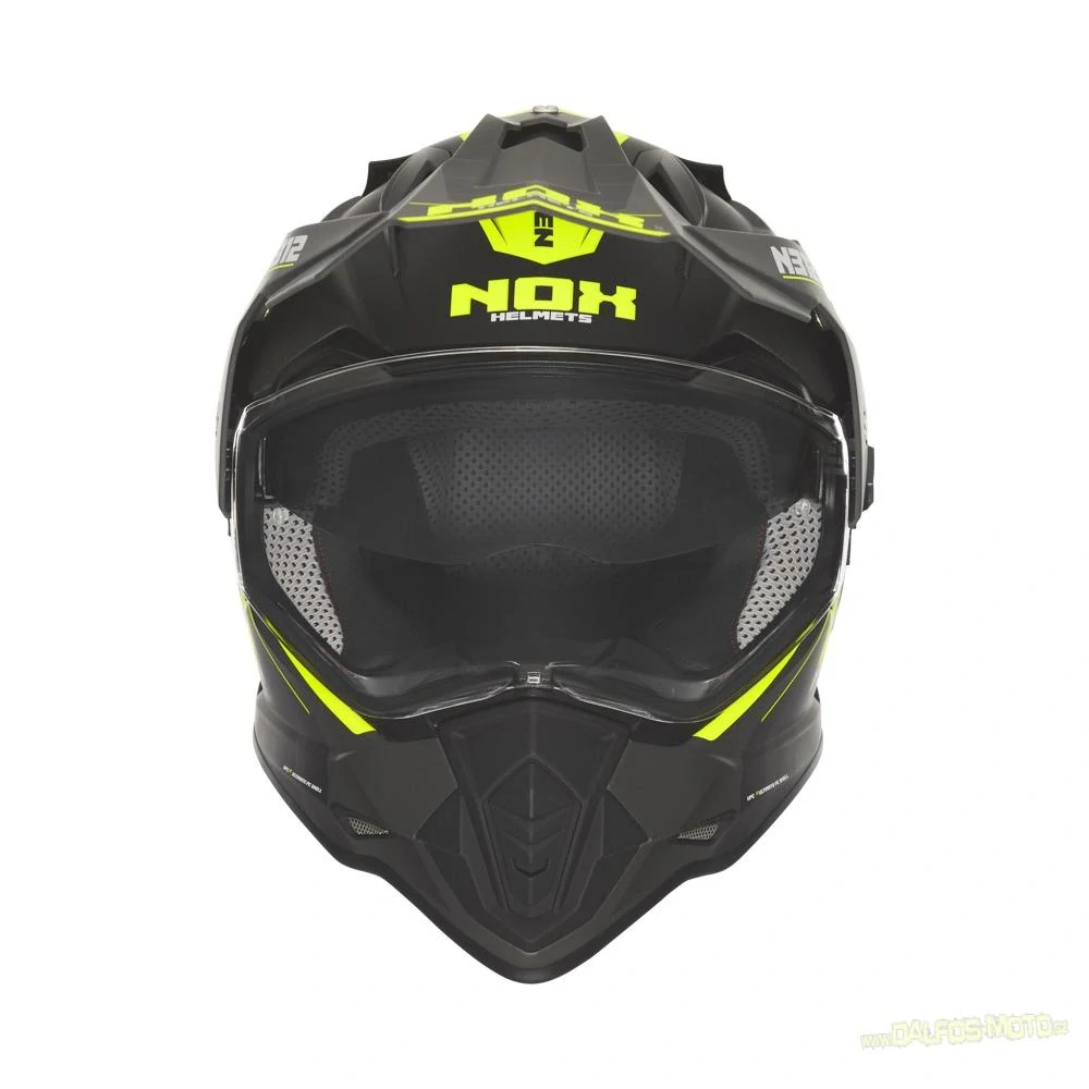 Enduro helma NOX N312 Vapor fluo