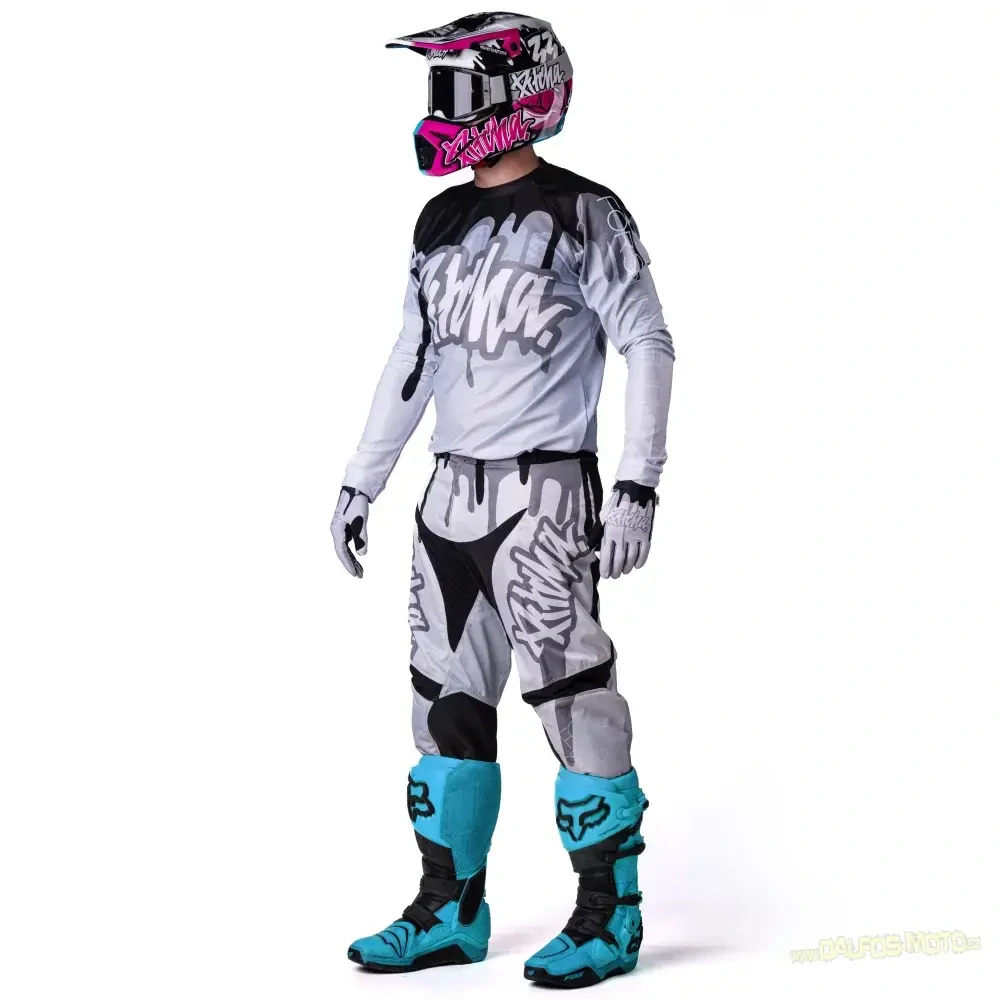 MX kalhoty PITCHA DRIPP 2026 white/grey