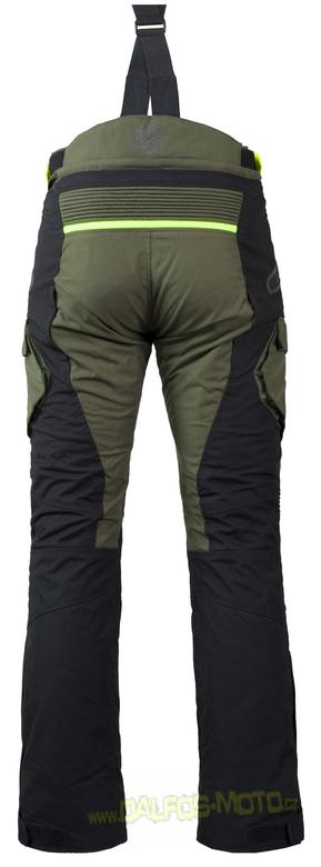 MBW MEMPHIS GREEN textilní moto kalhoty