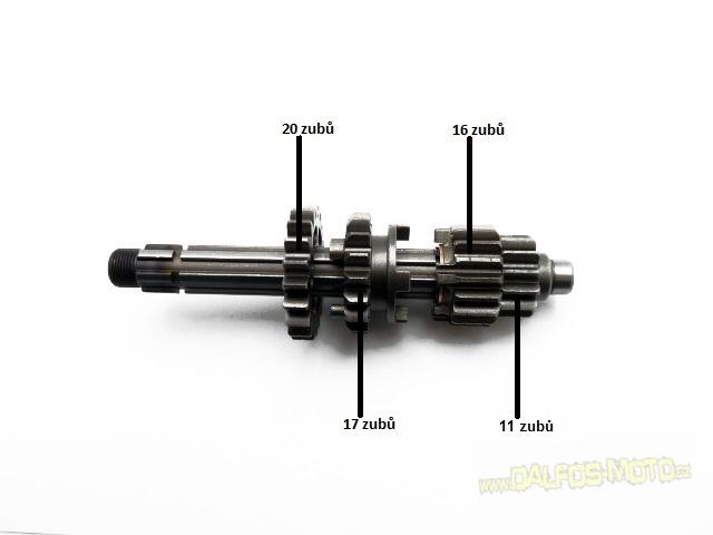kompletní převodovka pro motor Stomp YX 140/160/Detroit170, typ 02