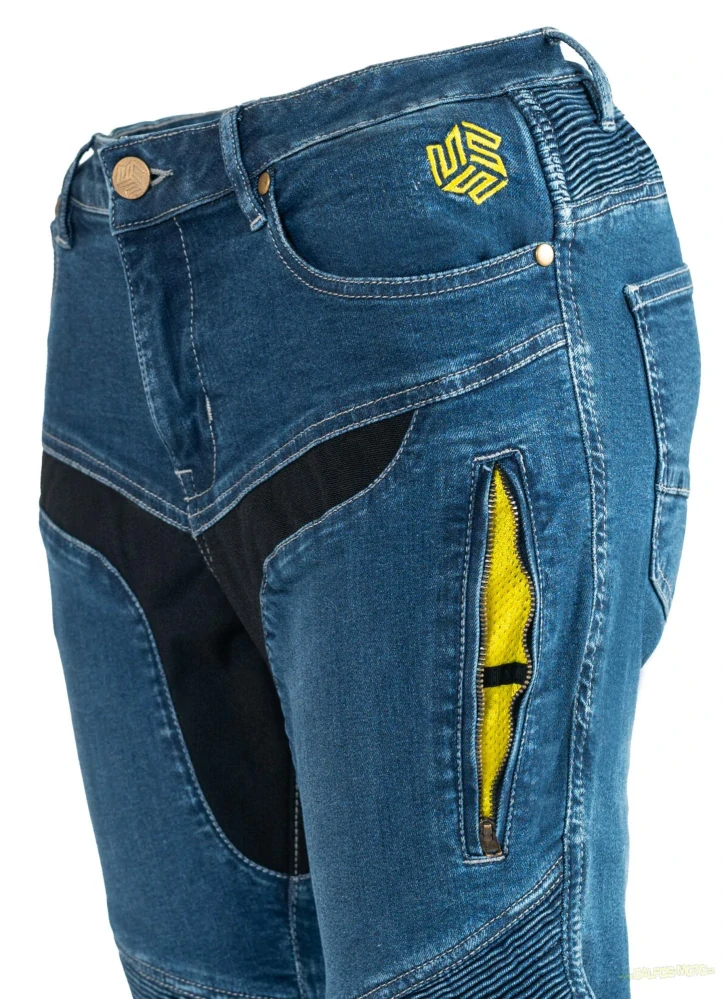 MBW dámské kevlar jeansy BELINDA