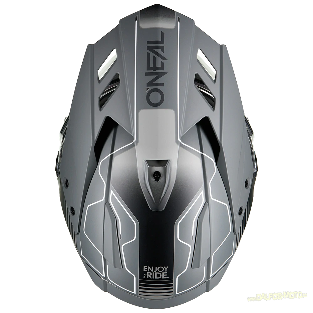 Oneal SIERRA RS enduro helma, šedá