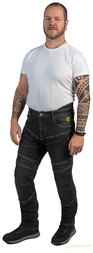 MBW kevlar jeansy BRUNO BLACK