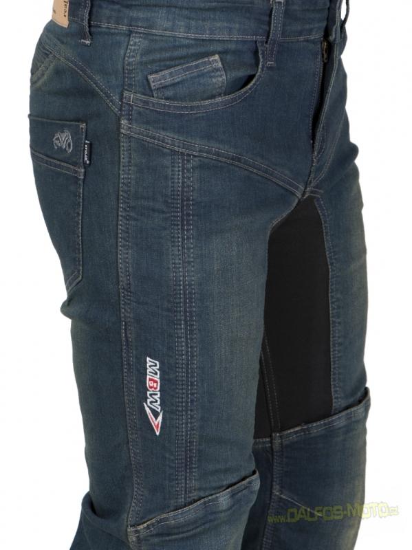 MBW kevlar jeansy DIEGO modré