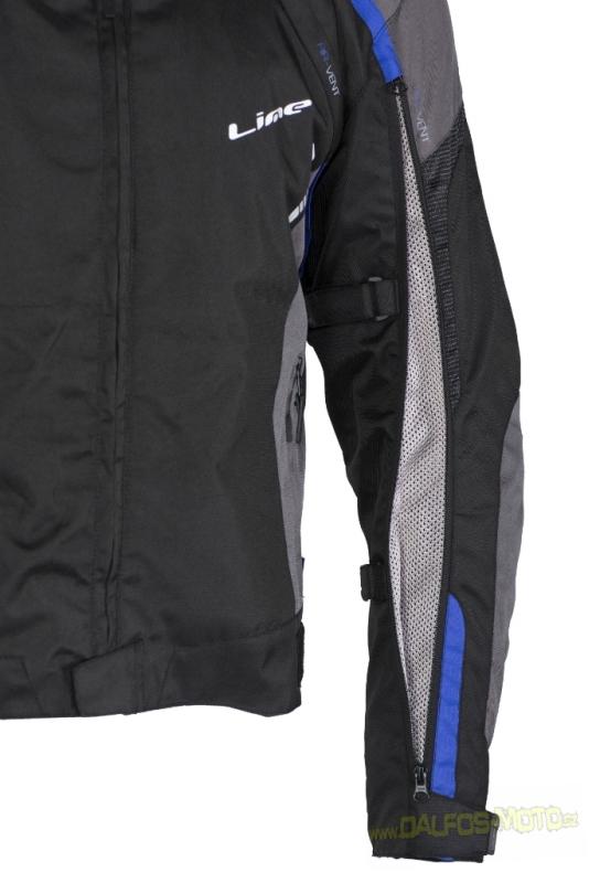 MBW LUCAS blue - pánská textilní moto bunda