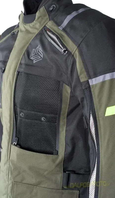 MBW MEMPHIS Green textilní bunda