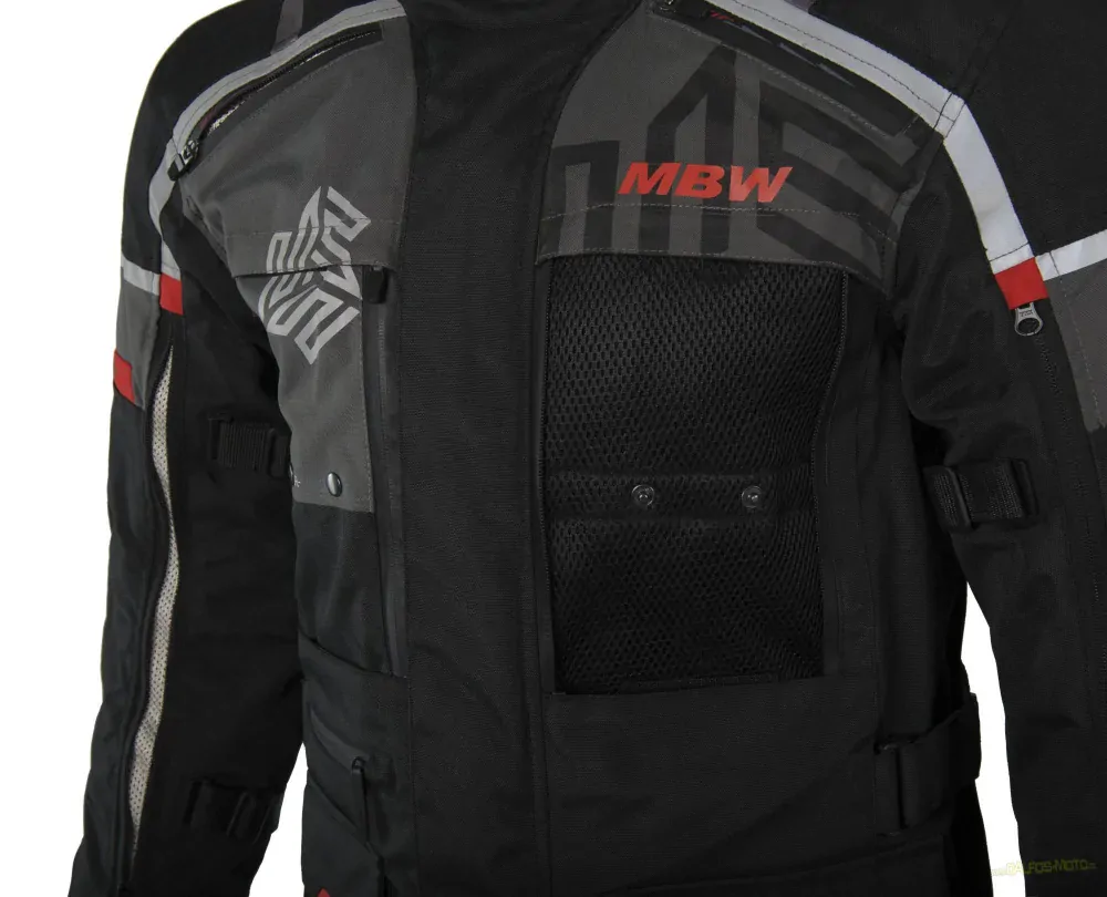 MBW MEMPHIS Black textilní bunda