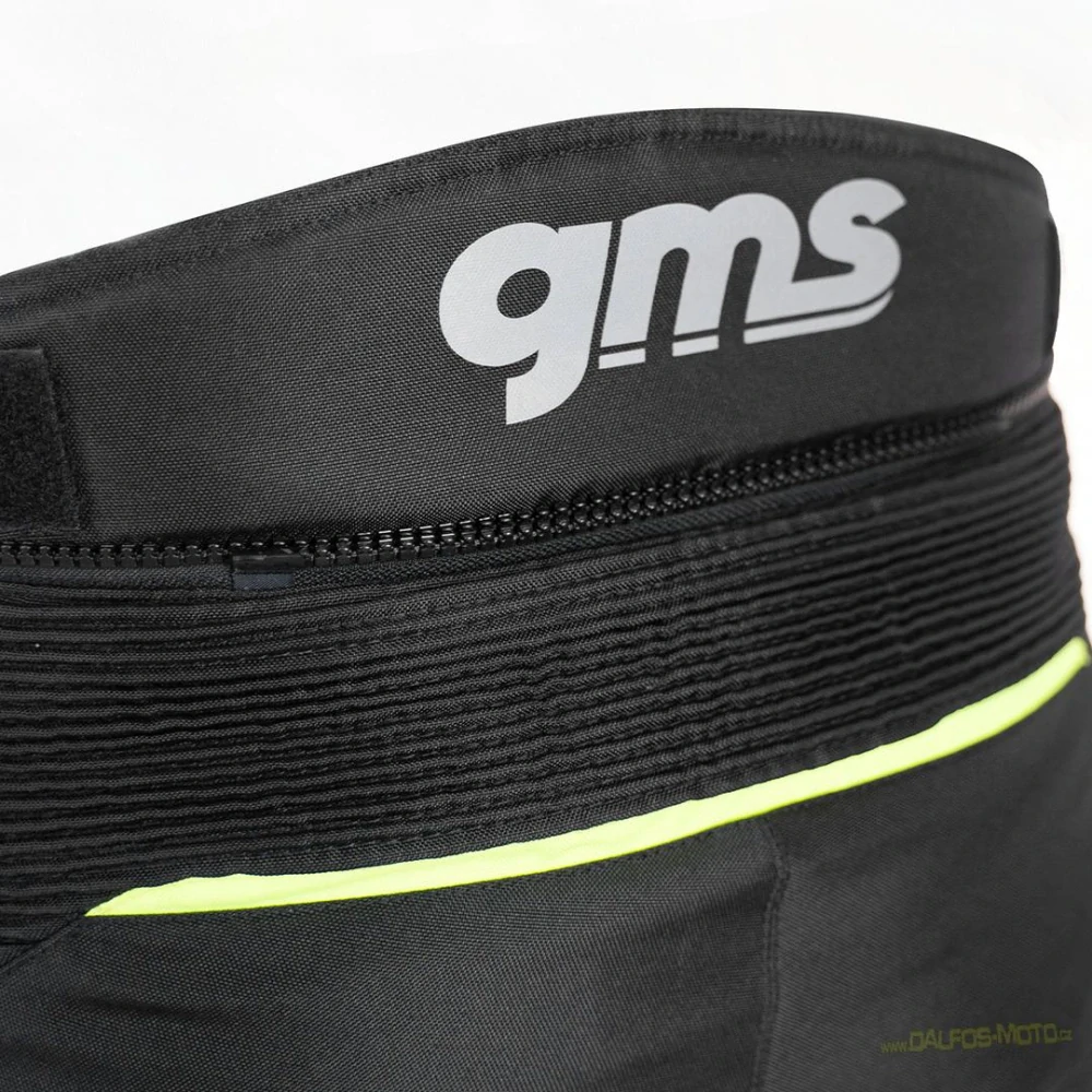 GMS EVEREST moto kalhoty, šedo-žluté