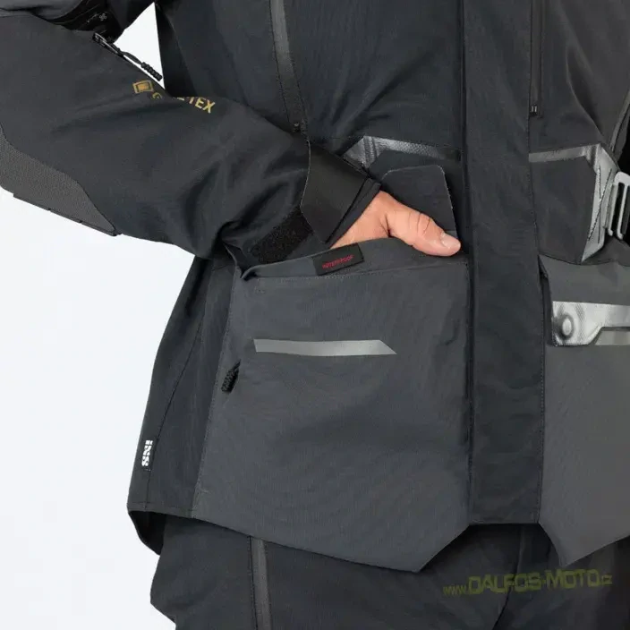 Textilní bunda iXS VENTURE-GTX 1.0 Gore-Tex, černá