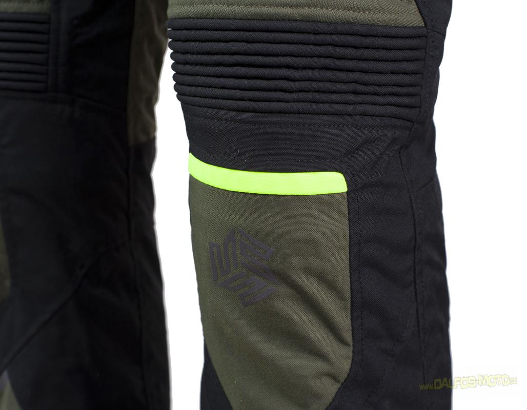 MBW MEMPHIS GREEN textilní moto kalhoty
