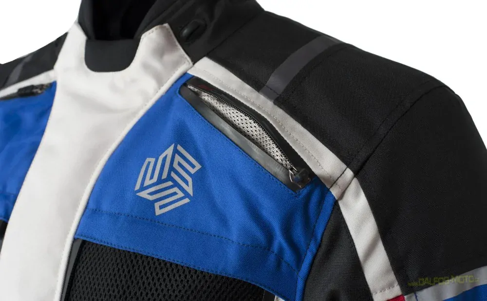 MBW MEMPHIS Tricolor textilní bunda