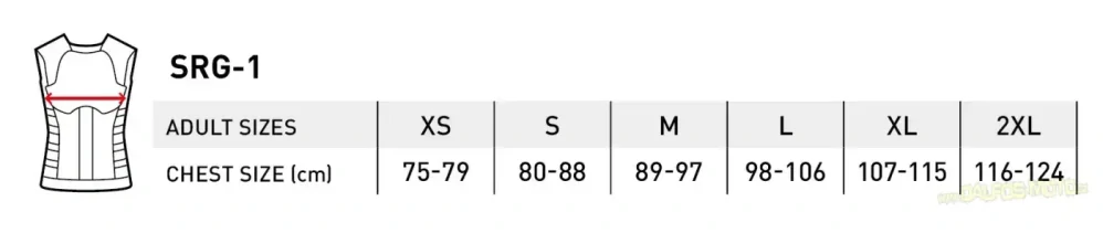 airbagová vesta SRG SHOT AIR GUARD SRG-1