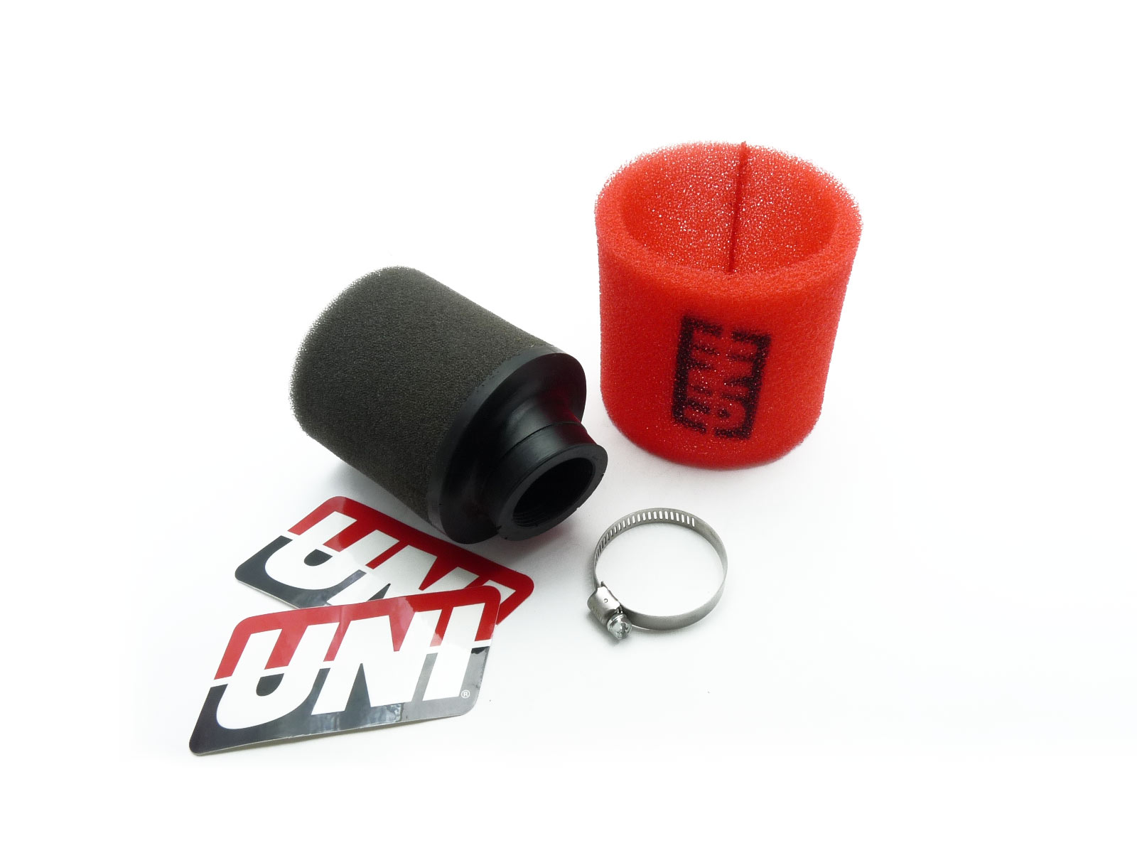 pitbike závodní vzduchový filtr UNI zahnutý 38 mm UP-4152AST