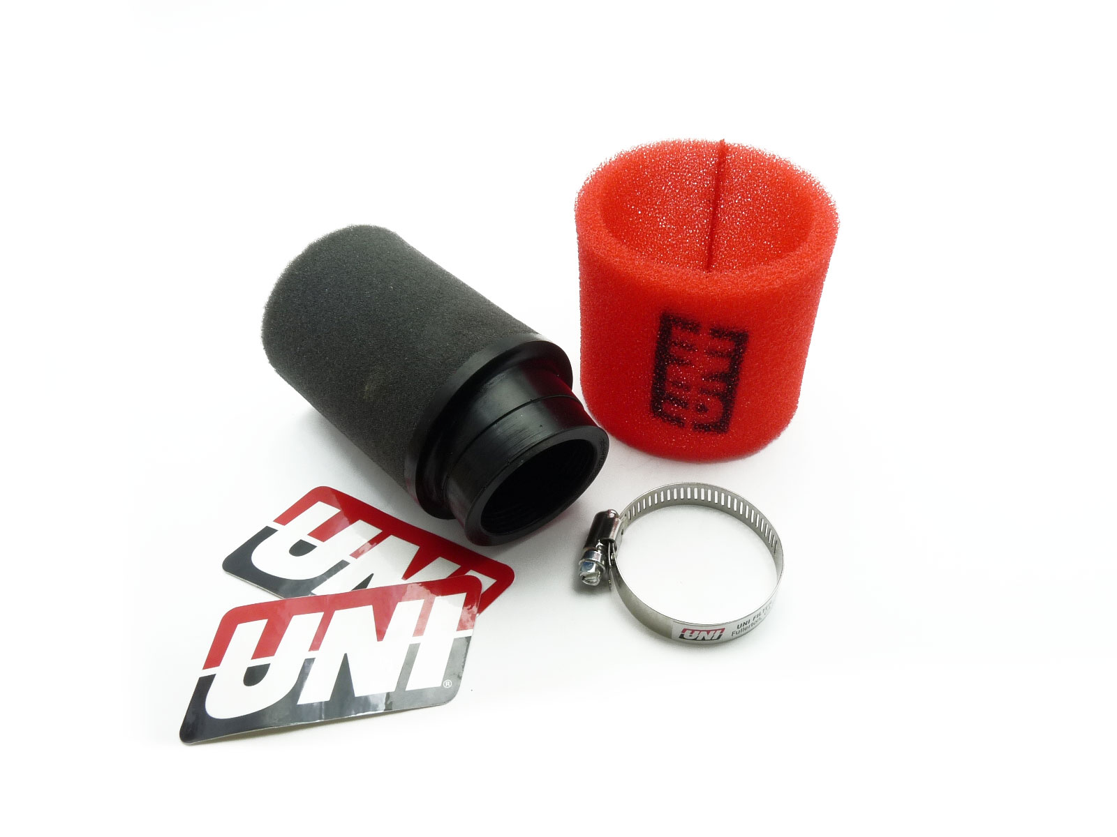pitbike závodní vzduchový filtr UNI zahnutý 42 / 45 mm UP-4182AST