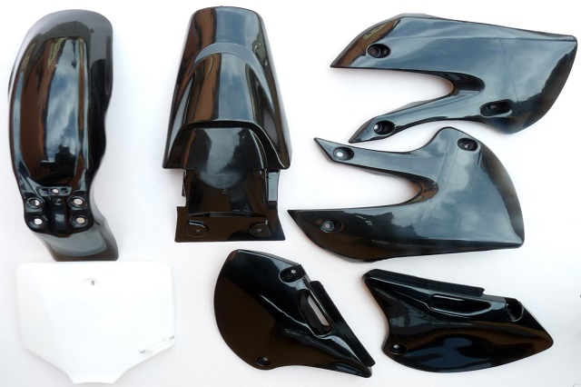 pitbike sada plastů Stomp KZ, KZR černé