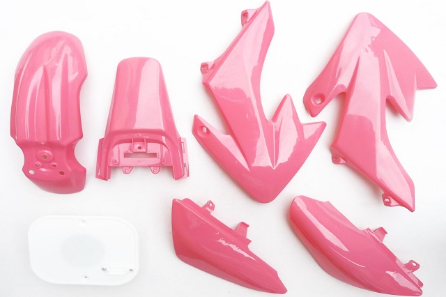 pitbike sada plastů CRF50 růžové, Stomp, DemonX