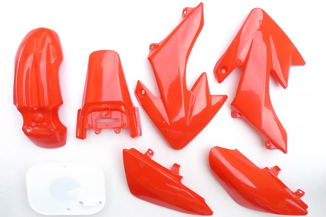 pitbike sada plastů CRF50 červené, Stomp, DemonX