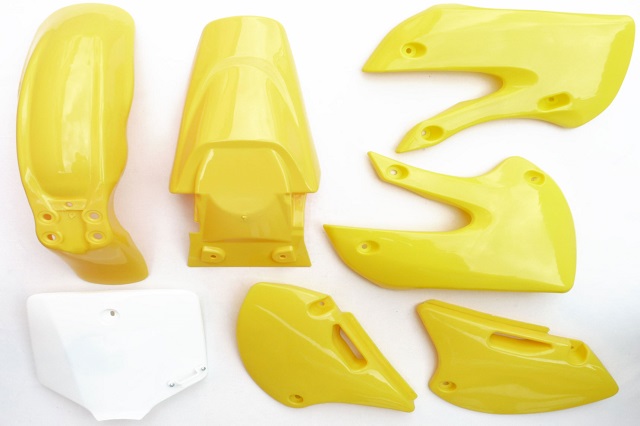 pitbike sada plastů Stomp KZ/KZR žluté