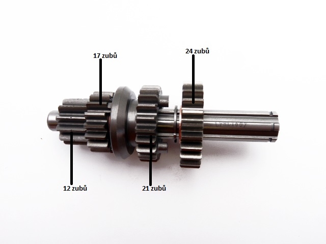 převodovka hlavní hřídel pro motor Stomp Lifan 125