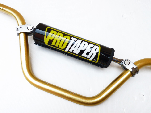 pitbike řidítka PROTAPER copy zlaté vysoké, Stomp, DemonX, WPB