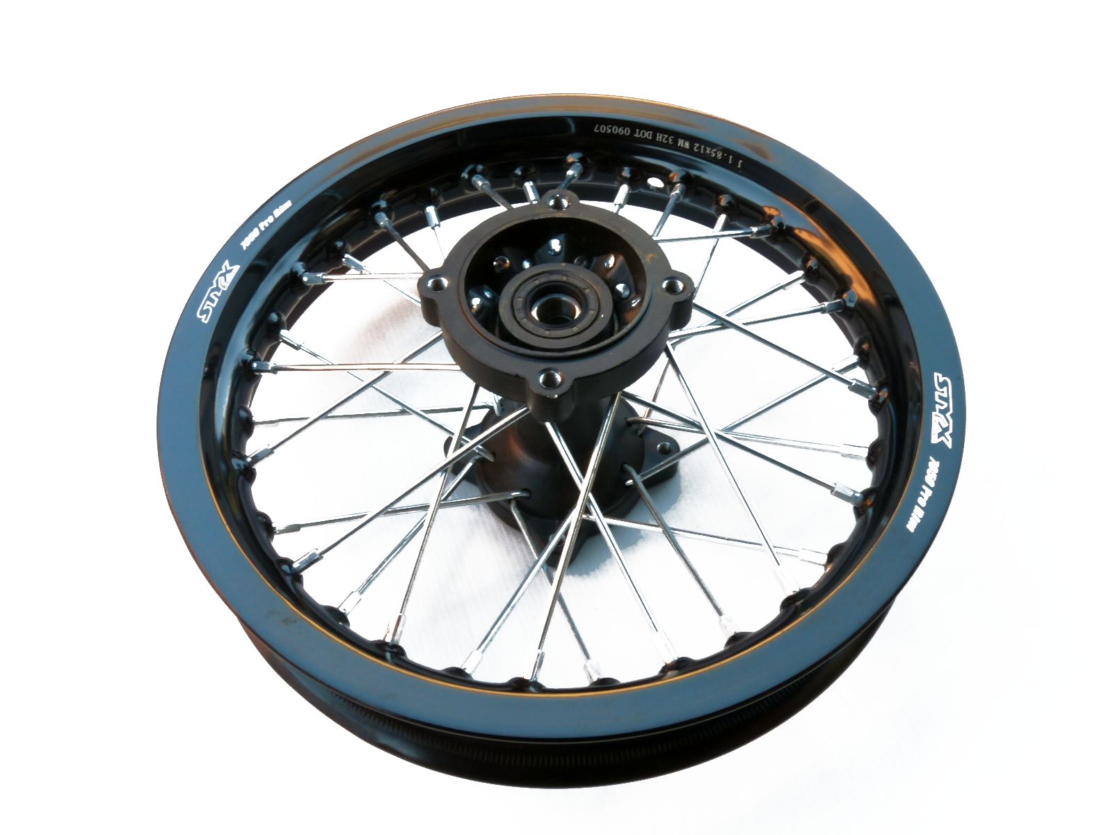 pitbike zadní kolo 12 palců ALLOY 7075 Stomp, DemonX, WPB