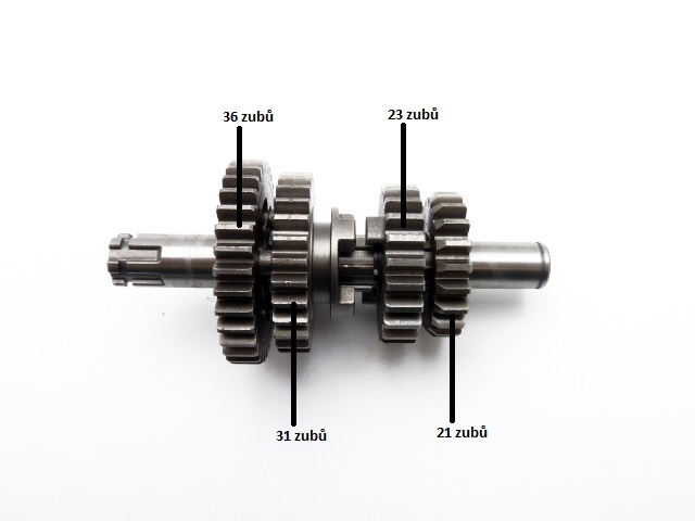 kompletní převodovka pro motor Stomp YX 140/160/Detroit170, typ 02