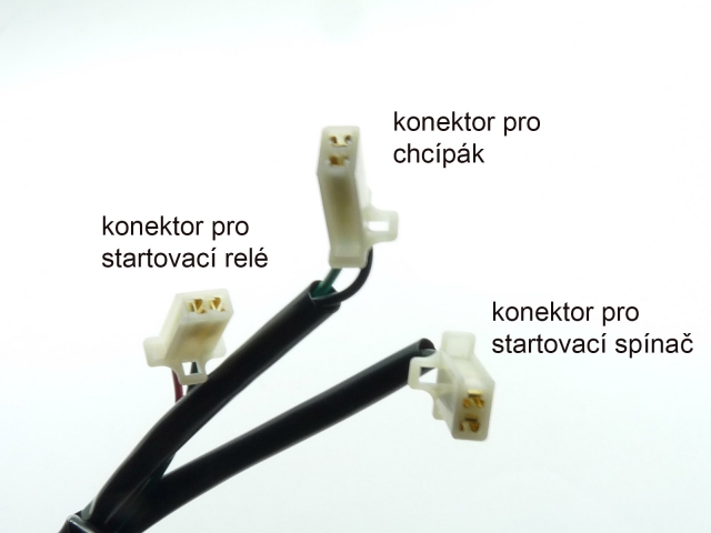 pitbike hlavní kabeláž pro motor pro motory s el. startérem