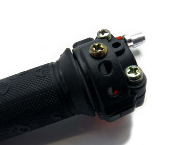 pitbike plynová rukojeť s gripem pro Minipit 65
