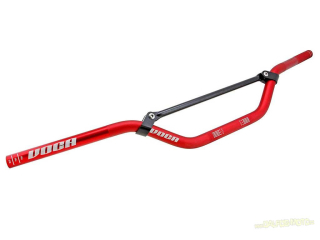 Řidítka hliníková Voca 22 mm T6 červené