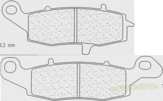 ROZBALENÉ Brzdové destičky CL brakes 2383 A3+ sintrované