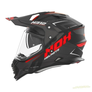 Enduro helma NOX N312 Vapor red