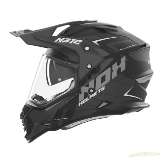 Enduro helma NOX N312 Vapor gray