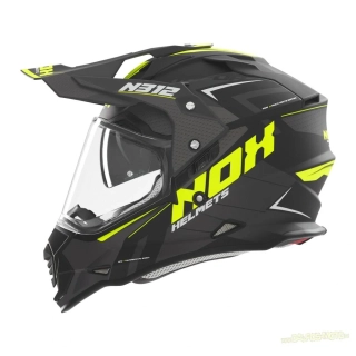 Enduro helma NOX N312 Vapor fluo