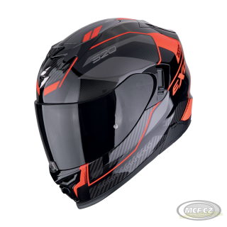 Helma SCORPION EXO-520 EVO AIR LENA, černo-červená