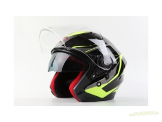 Maxx OF 878 jet helma fluo žlutá