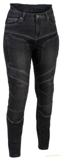 MBW dámské kevlar jeansy BELINDA black