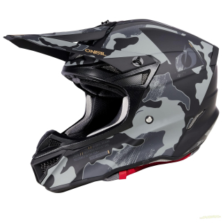 Oneal MX helma 5ser Camo šedá
