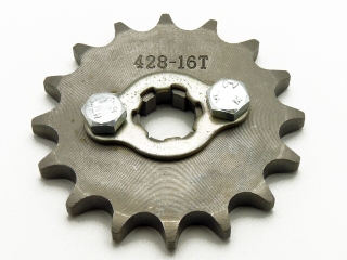 pitbike řetězové kolečko 428/16 na hřídel 17 mm, Stomp, DemonX, WPB