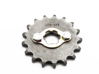pitbike řetězové kolečko 428/17 na hřídel 17 mm, Stomp, DemonX, WPB