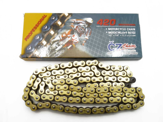 ČZ Řetěz 420 MX profesional zlatý 120 článků